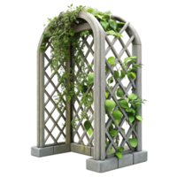 impressive abstract Metal Trellis Vertical Garden Cutout Climbing Vines high resolution png