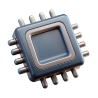 beautiful minimalist Microchip Close Up View Element professional png