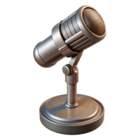 extraordinary modern Microphone Stand Adjustable Height Isolated Element authentic png