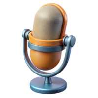 serene traditional Microphone with Pop Filter Side View Cutout png