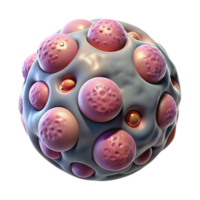 beautiful minimalist Microscope Viewing Cells on Transparent Background high resolution png
