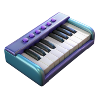 beautiful modern Midi Keyboard Keys Depressed Playing Position authentic png