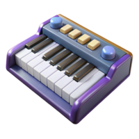 elegant abstract Midi Keyboard Knobs and Sliders Front View genuine png