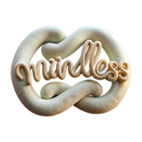 magnificent modern Mindfulness Quote Handwritten Script Element authentic png