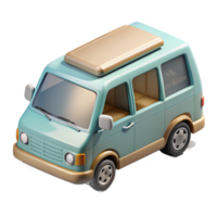 wonderful abstract Minivan with Child Safety Seats Transparent detailed png