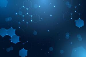 Modern Technology Background, Hexagonal, Access block vector