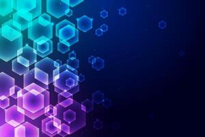 Modern Technology Background, Hexagonal, Access firewall vector