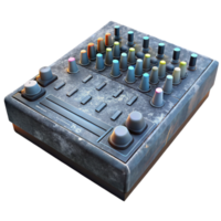 wonderful rustic Mixing Console Master Section Close Up Transparent Background high resolution png