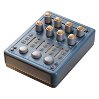 serene rustic Mixing Console Top Down View Cutout Transparent Background original png