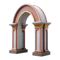 serene minimalist Modern Archway Detailed Design Transparent Element high resolution png
