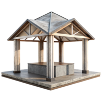 wonderful modern Modern Pavilion Open Air Structure Transparent original png