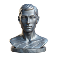 beautiful vintage Modern Sculpture Front View Transparent Background png