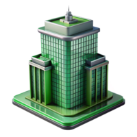 magnificent rustic Modern Skyscraper with Green Roof Transparent exclusive png