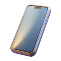 vibrant rustic Modern Smartphone Side View Isolated with Shadow exclusive png