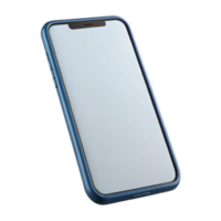wonderful abstract Modern Smartphone with Blank Screen Angled View Transparent Background exclusive png
