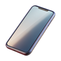 magnificent rustic Modern Smartphone with Blank Screen Angled View Transparent Background original png