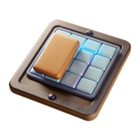 beautiful abstract Modern Tablet with Keyboard Attachment Transparent original png