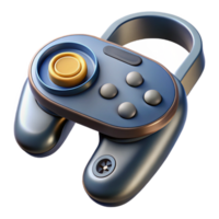 beautiful abstract Modern Vr Controller with Joystick and Buttons Isolated detailed png