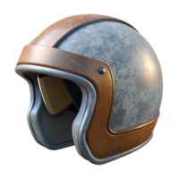 dramatic abstract Motorcycle Helmet Side View Transparent Background high resolution png