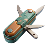 magnificent rustic Multitool Open View Transparent Background detailed png