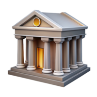 impressive abstract Museum Building Classical Architecture Element professional png