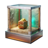 wonderful traditional Museum Display Case Artifact Inside Transparent Background detailed png