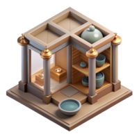 extraordinary traditional Museum Display Case Overhead View Cutout professional png