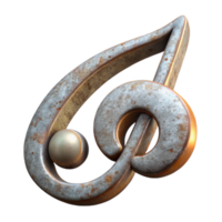 vibrant creative Music Notation Symbols Bass Clef Transparent Background high resolution png