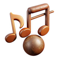 dramatic abstract Music Notation Symbols Rests and Notes Transparent Background authentic png