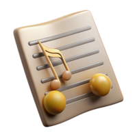 stunning rustic Music Sheet Lines and Spaces Isolated Element Transparent Background authentic png