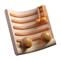 vibrant creative Music Sheet Lines and Spaces Isolated Element Transparent Background high resolution png