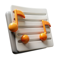 serene modern Music Sheet Lines and Spaces Isolated Element Transparent Background professional png