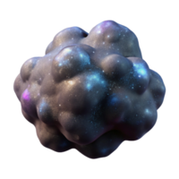 deslumbrante minimalista nebulosa nuvem com Sombrio importam Cortar fora em transparente fundo autêntico png