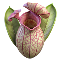 stunning classic Nepenthes Truncata Truncate Pitcher Plant Wide Peristome Cutout Isolated detailed png