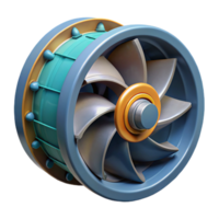 dramatic rustic Ocean Current Turbine Generator Casing Cutout with Protective Coating genuine png