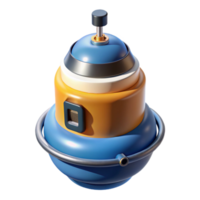 beautiful rustic Oceanographic Buoy Data Logger Transparent Background with Recording Capacity genuine png