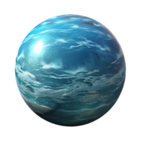 vibrant traditional Ocean Surface Calm and Reflective Isolated Cutout genuine png
