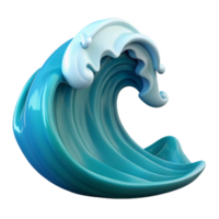 beautiful vintage Ocean Wave Cresting Element high quality png