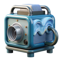 stunning minimalist Ocean Wave Power Generator Model Front View Cutout authentic png