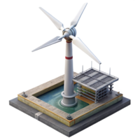 dramatic rustic Offshore Wind Turbine Foundation Underwater View Cutout high resolution png