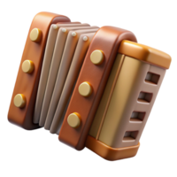 stunning creative Oktoberfest Accordion with Buttons Transparent Background authentic png