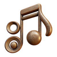 impressive abstract Oktoberfest Music Notes with Treble Clef Isolated high resolution png