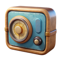 vibrant rustic Old Radio Tuning Dial Close Up Transparent Element authentic png