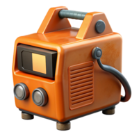 dramatic creative Orange Automated Welding Machine Cutout detailed png