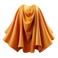 serene modern Orange Fabric Drape Soft Lighting Cutout high quality png