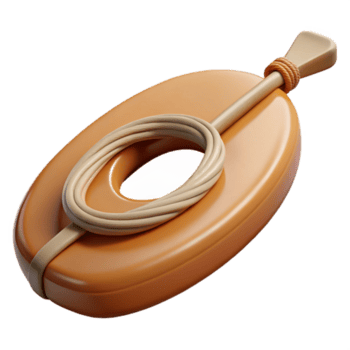 extraordinário tradicional remo borda trela enrolado isolado Cortar fora detalhado png