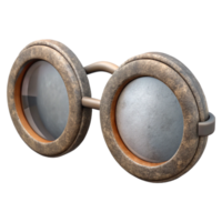 magnificent modern Pair of Eyeglasses with Black Frames Transparent Background authentic png