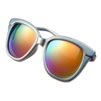 beautiful abstract Pair of Sunglasses with Mirrored Lenses Transparent Element authentic png