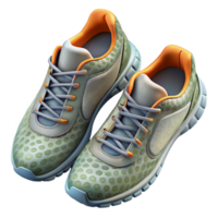 extraordinary modern Pair of Running Shoes Top View Transparent Background png