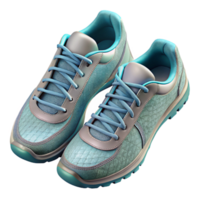 vibrant abstract Pair of Running Shoes Top View Transparent Background exclusive png